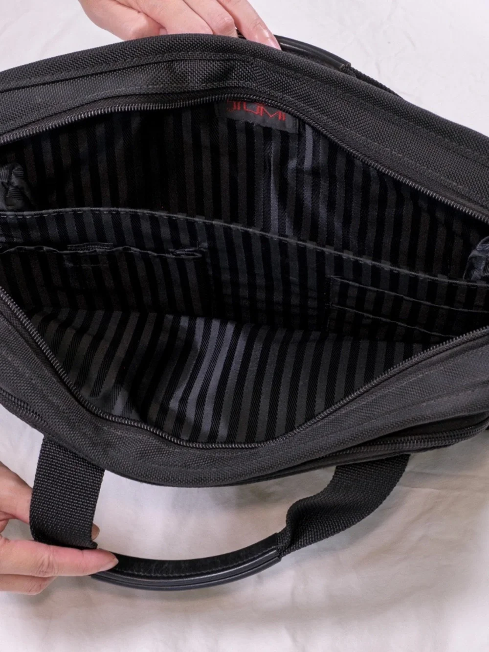 Tumi Alpha Ballistic Nylon Small Slim Laptop Briefcase